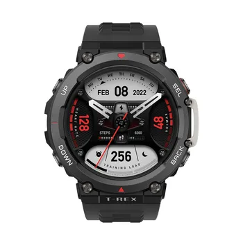 Оригинални умен часовник Amazfit T-Rex 2 със здрав Външен GPS система 150 + Вградени спортни режими на 24-дневен Срок на служба на батерията Смарт часовници За Android и iOS