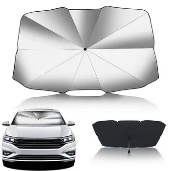 Сенника на предното стъкло на автомобила, чадър на предното стъкло, преносим козирка, UV-защита, покриване на предното стъкло на предния прозорец на автомобила SUV