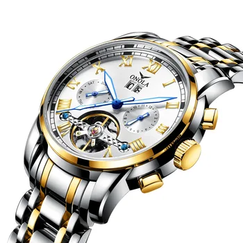 Нови мъжки часовник Mechan Automat, луксозни маркови модерен бизнес часовник с календар, водоустойчив, от неръждаема стомана