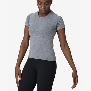 Кратката версия Swifty Tech 2.0, дамска спортна тениска с къс ръкав, дишащи бързо съхнещи высокоэластичные потник за йога, фитнес, джогинг