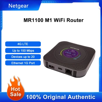Отключени Рутер Netgear Робот MR1100 М1, Модем 4G WiFi Сим-карта на Точка за Достъп Джобен Mifi 150 Mbit/с Повторител на сигнала 5040 ма